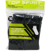 Wholesale - 5pk MED. BLACK FULL CUSHIONED QUARTER SOCKS, UPC: 191730263602
